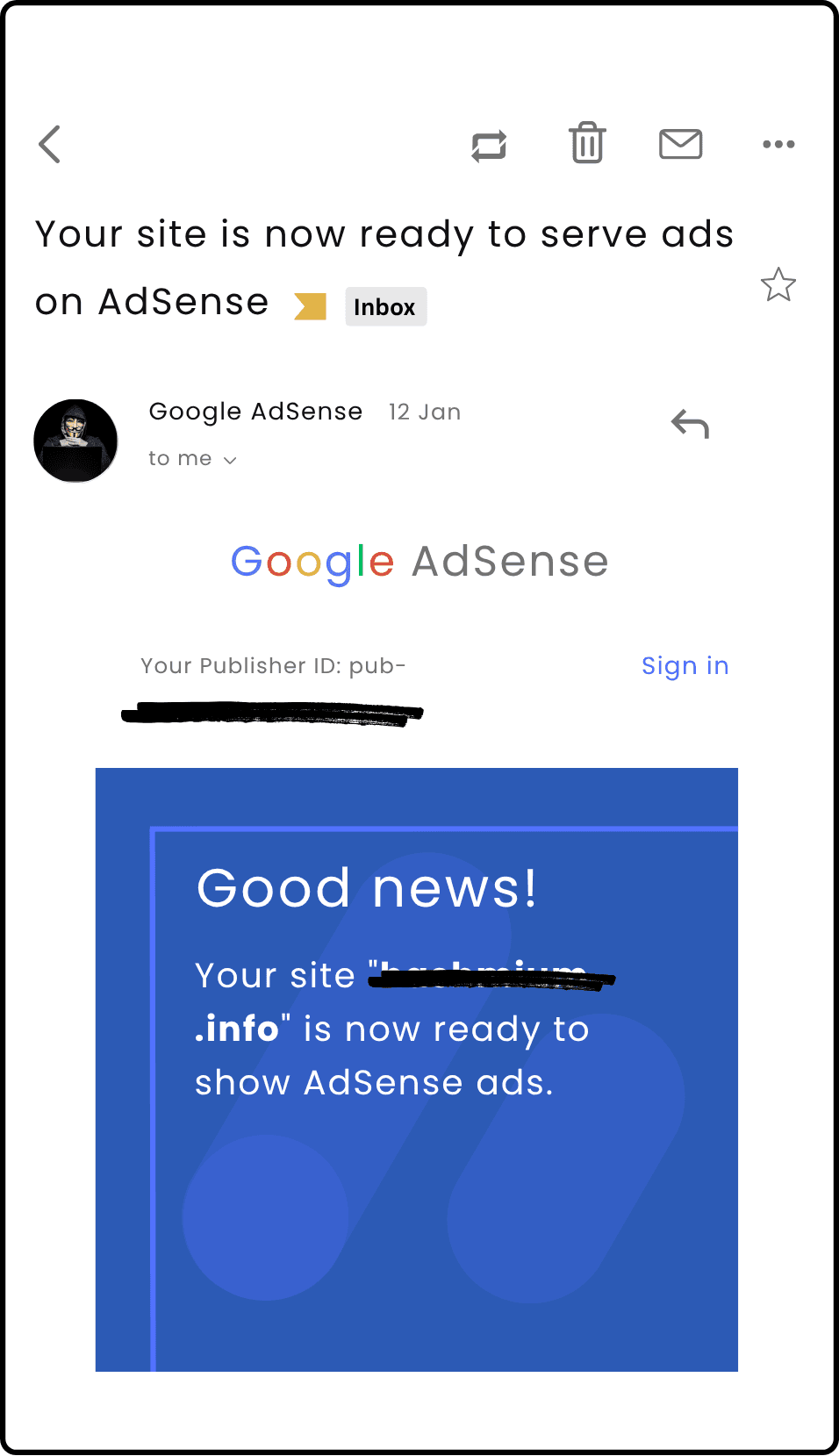 AdSense Approval Proof #11