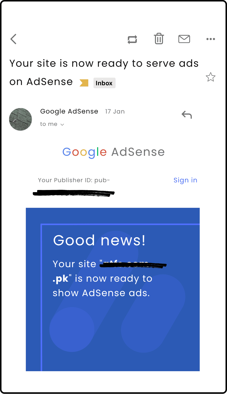 AdSense Approval Proof #12