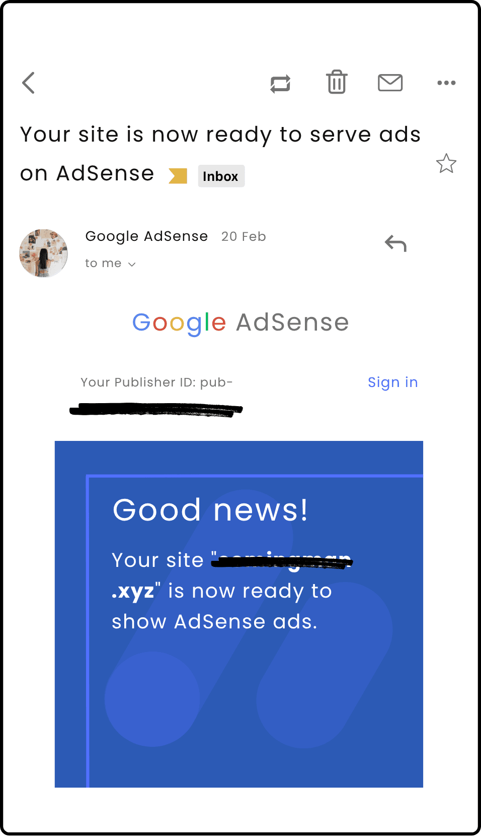 AdSense Approval Proof #22