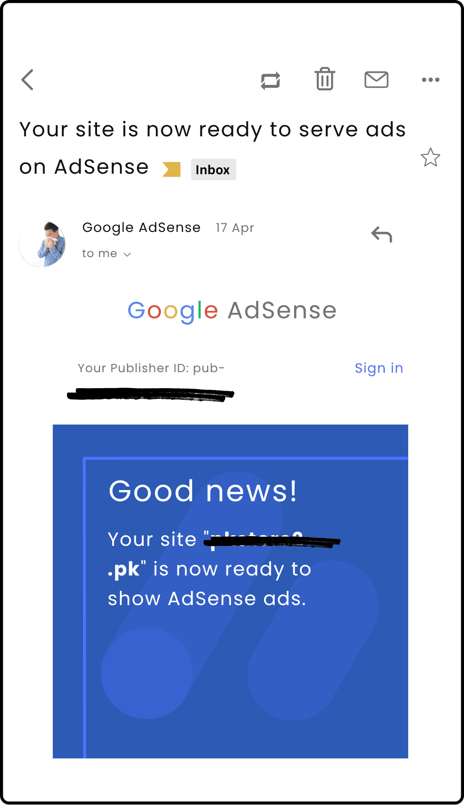 AdSense Approval Proof #48