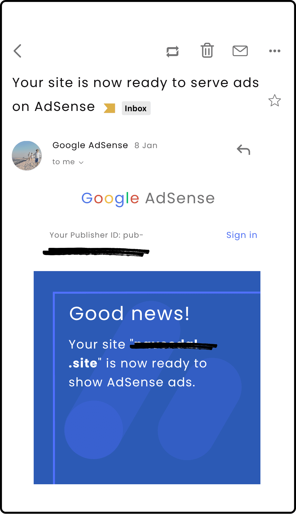 AdSense Approval Proof #6